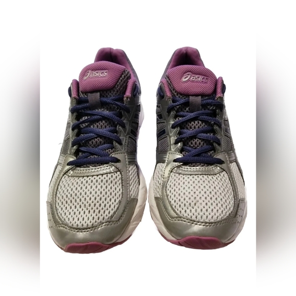 Asics Gel Contend 4 Womens Running Shoes/Sneakers Purple/Blue/Grey Size 8.5 - Picture 7 of 10